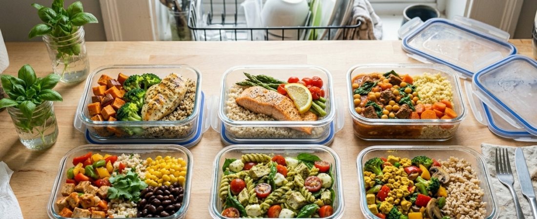 7 Meal Prep Rezepte für die ganze Woche – einfach, schnell & proteinreich