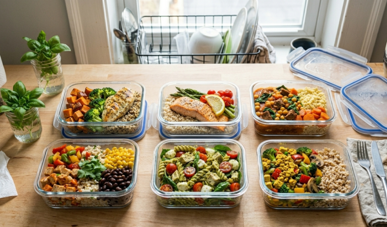 7 Meal Prep Rezepte für die ganze Woche – einfach, schnell & proteinreich